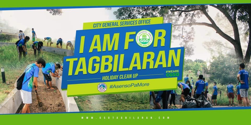 I am for a Clean Tagbilaran” at Tagbilaran City Friendship Park.