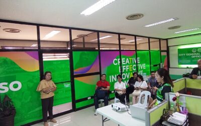 CGSO warmly welcomed the officials from the City Government of Tacloban for a fruitful learning visit.