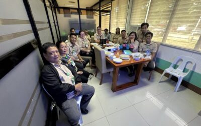 GSO Division Mid-Year Assessment. Key personnel from the Administrative and General Services Division, led by Division Head Ms. Cecilia Rama.