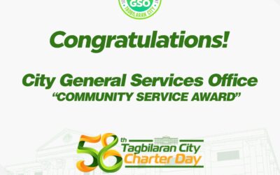 Congratulations to our City General Services Office team for their achievements at the City’s 58th Charter Day celebration.