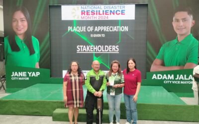 On July 31, 2024, the City General Services Office was honored with a Plaque of Appreciation from the City Disaster Risk Reduction and Management Office.