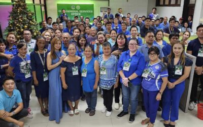 CGSO Employees Wear Blue to Symbolize Integrity for Civil Service Anniversary Celebration.