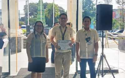 City Human Resource Management and Development Office (CHRDMO) awarded a Certificate of Appreciation to CGSO Head Chris John Rener Torralba, Ph.D.