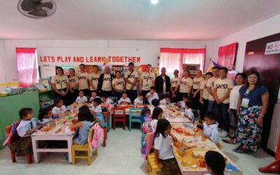 “I am for the Children” feeding activity at Manga Day Care